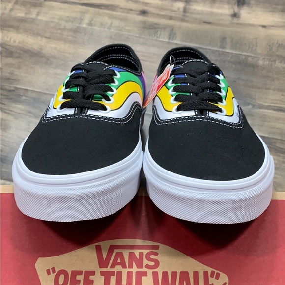 VANS AUTHENTIC Refract Black/True White/Multi WMNS - Picture 8 of 16